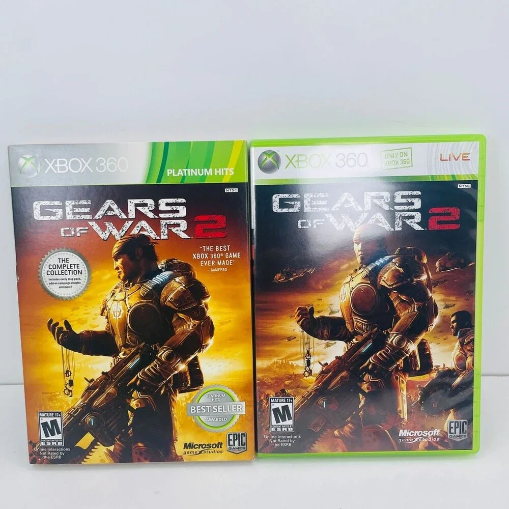 Gears Of War 2 Platinum Hits Complete Collection (Microsoft Xbox 360) No Manual